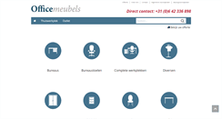 Desktop Screenshot of officemeubels.info